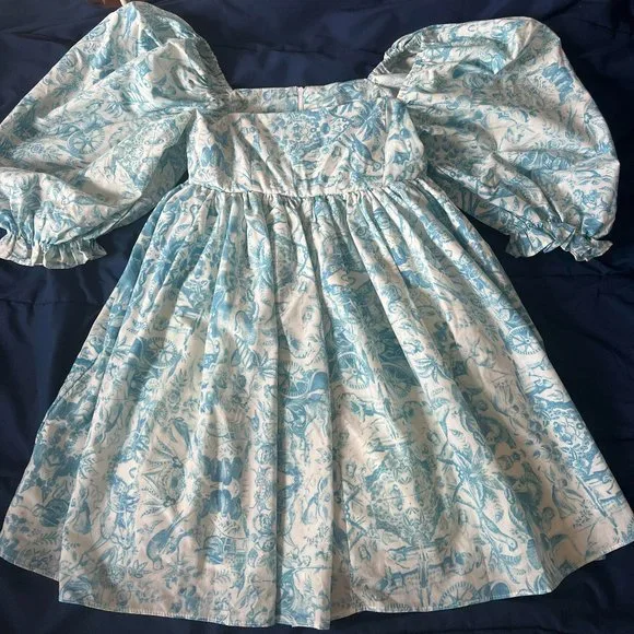 blue cheese dressing carnivore diet Georgia Gingham Midi Dress ~ Blue – Shake Your Bon Bon main image 0